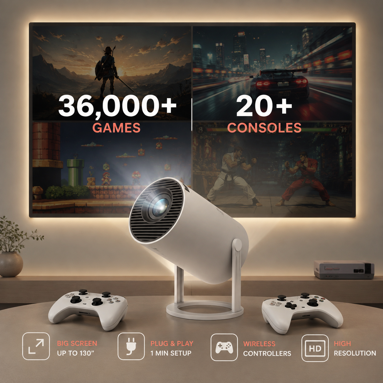 Wallplay Gaming Projector